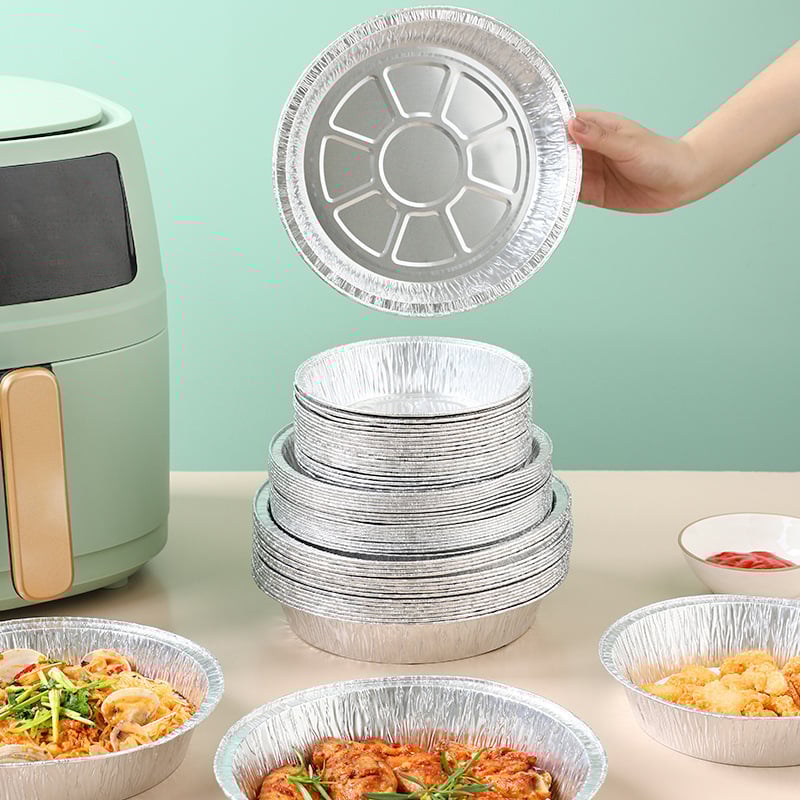 Disposable Round Aluminum Foil Baking Pan
