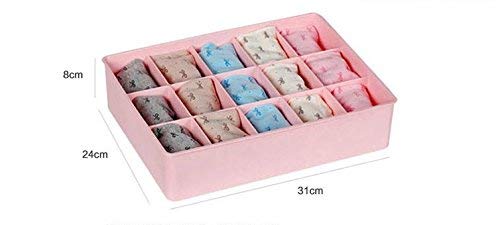 Box Drawer Organizer. 15 Compartment Plastic Storage Drawer Organizer