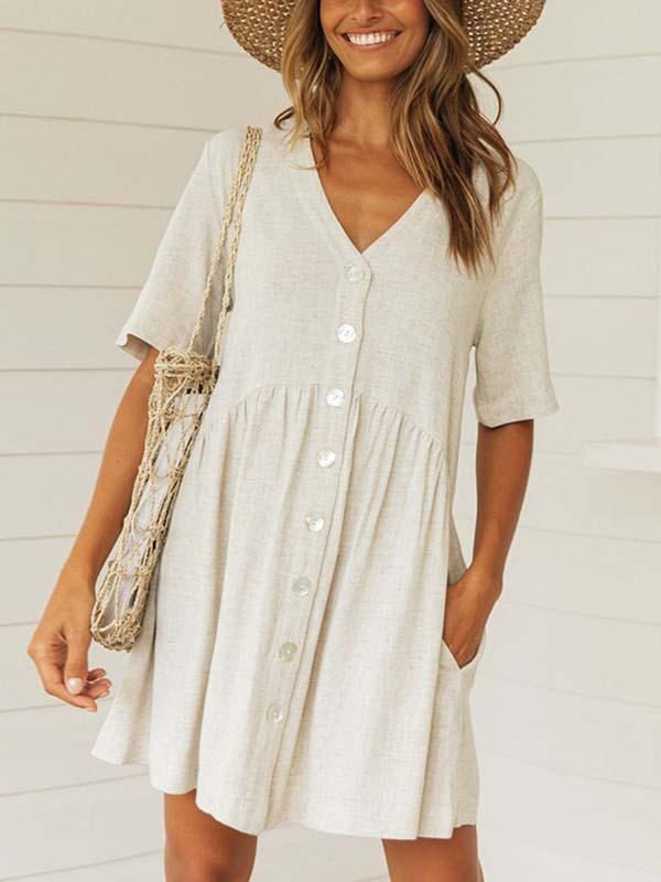 Button Dress