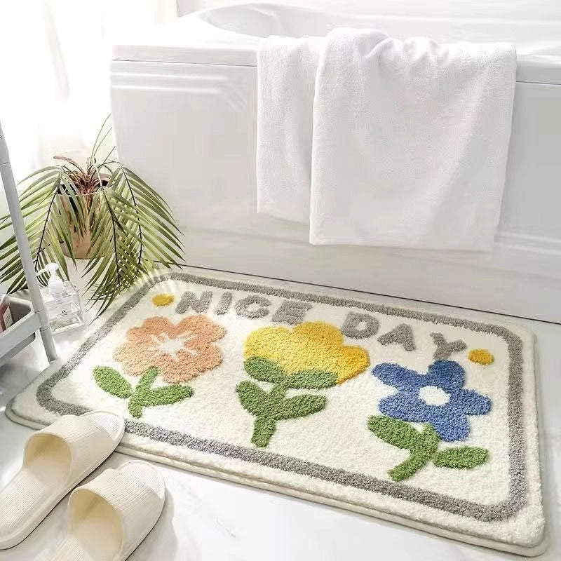 Casual Elegant Cute Geometric Floral Imitation Cashmere Carpet Bedding