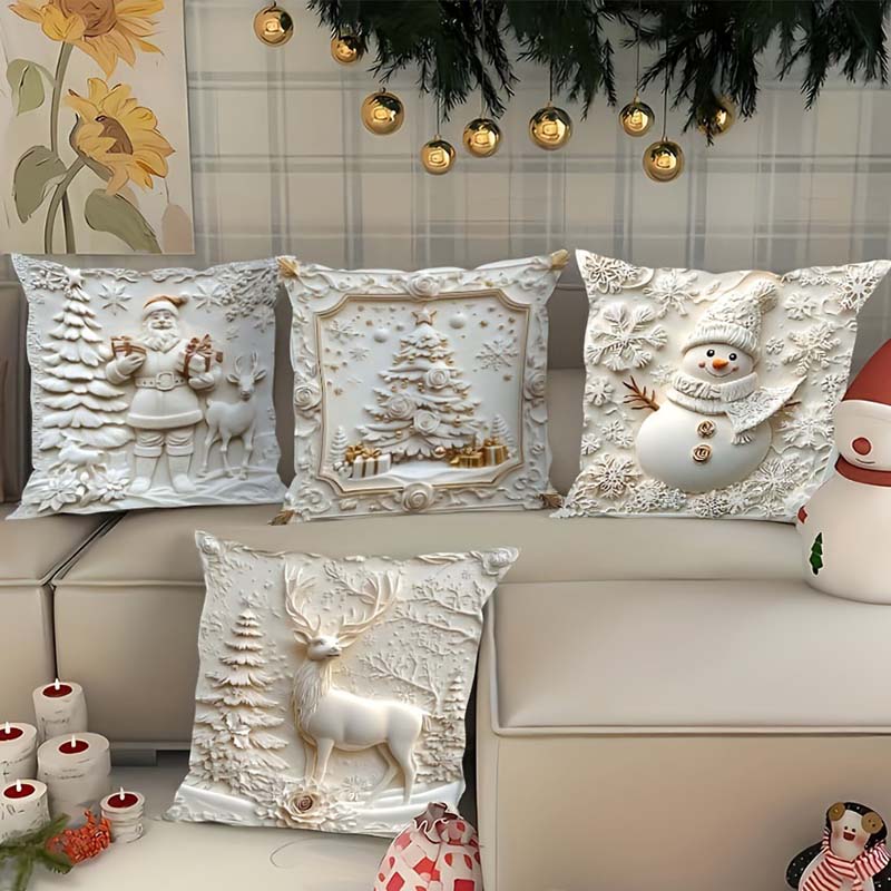 🎅🏻✨Christmas Sale 50% OFF!!🎁Elegant Christmas Decorative Pillow Covers