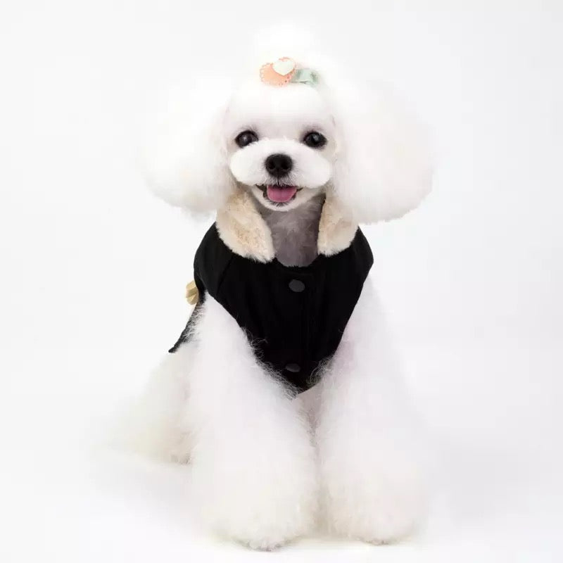 Bowknot Thicken Dog Jacket