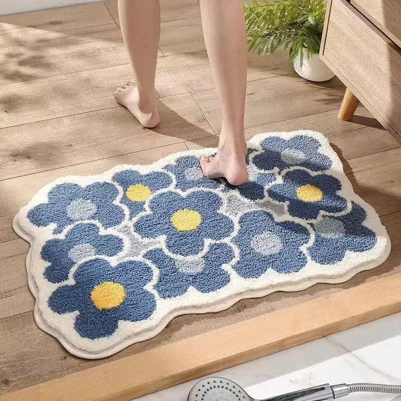 Casual Elegant Cute Geometric Floral Imitation Cashmere Carpet Bedding