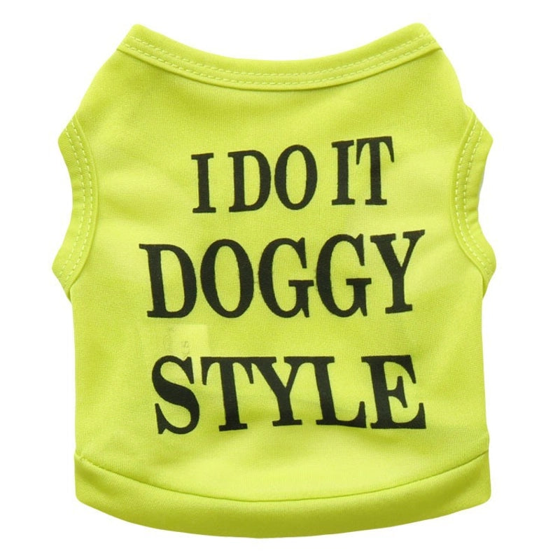 Casual Polyester Letter Pet Clothing
