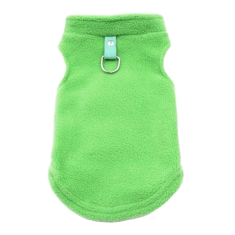 Minimalist Acrylic Solid Color Pet Clothing