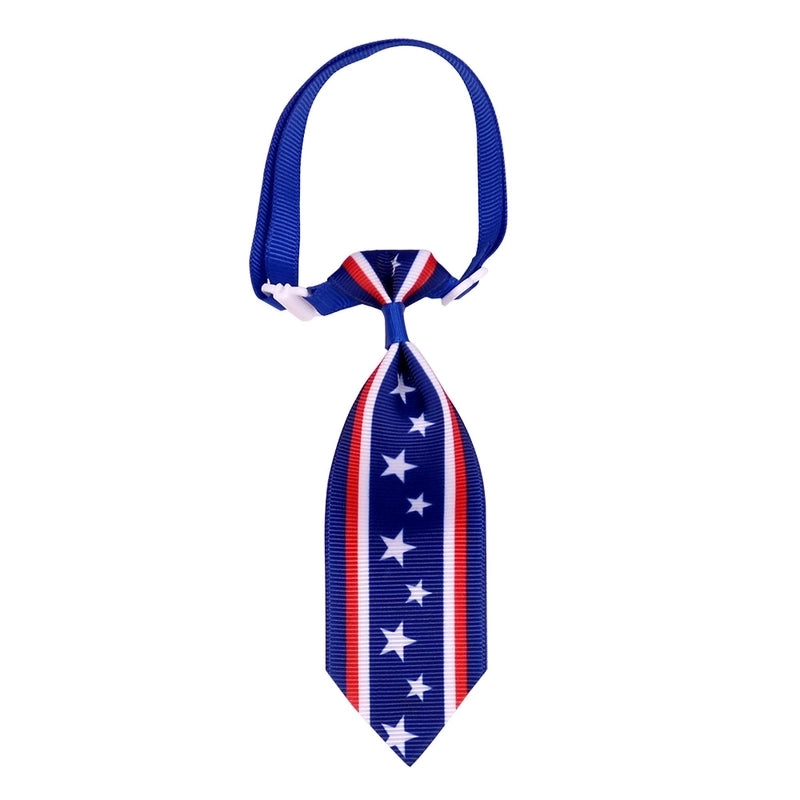 New Everyday Casual Independence Day Dog Tie Accessories