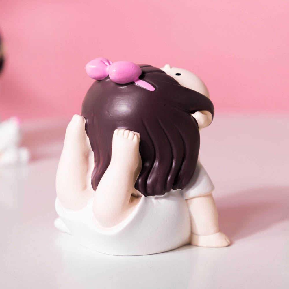 Cutesy Yoga Girl Showpiece
