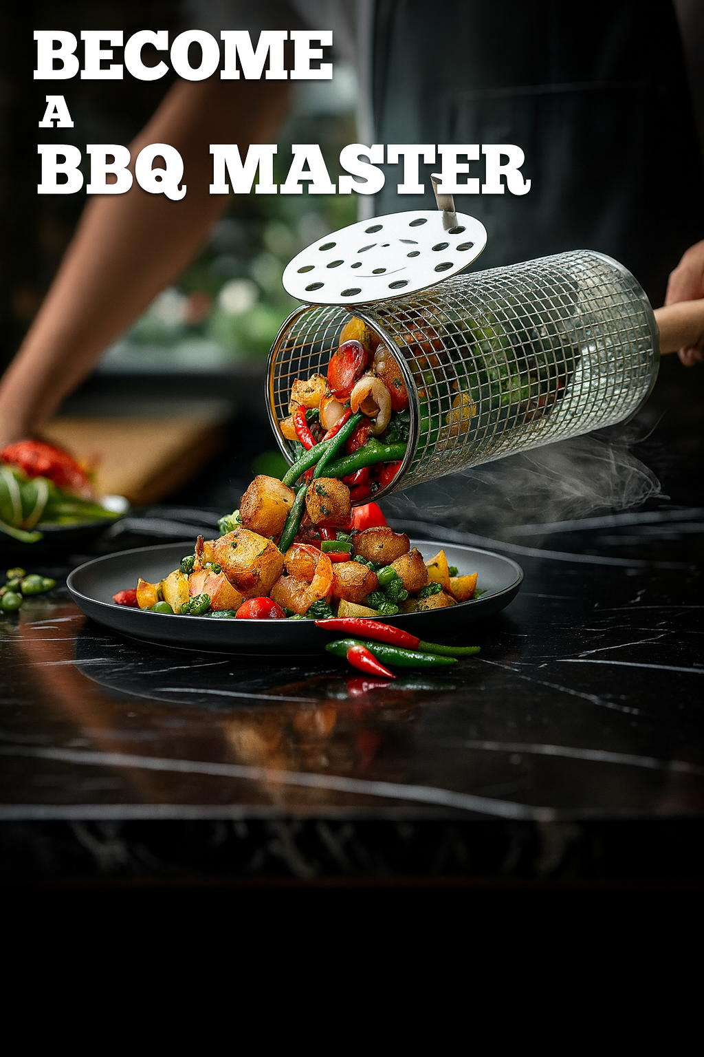 GrillOrb™ Rolling Basket Handle 🔥