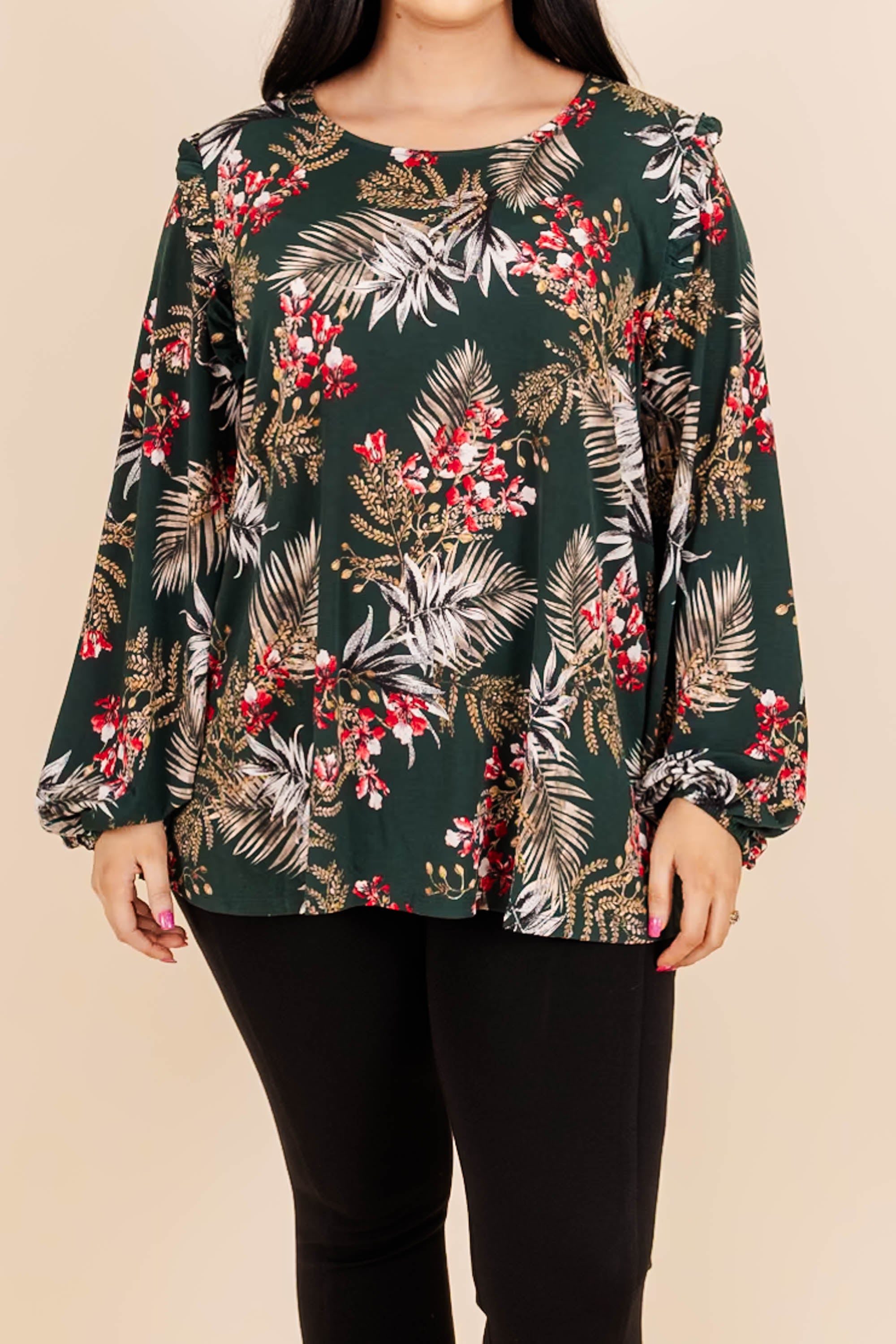 Awaken My Love Top. Green