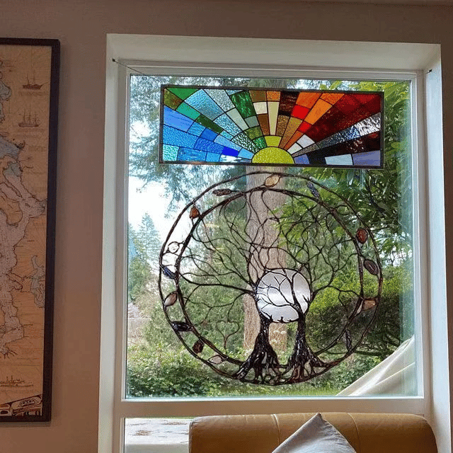 Circle of Life Garden Wall Art. The Moon Huggers