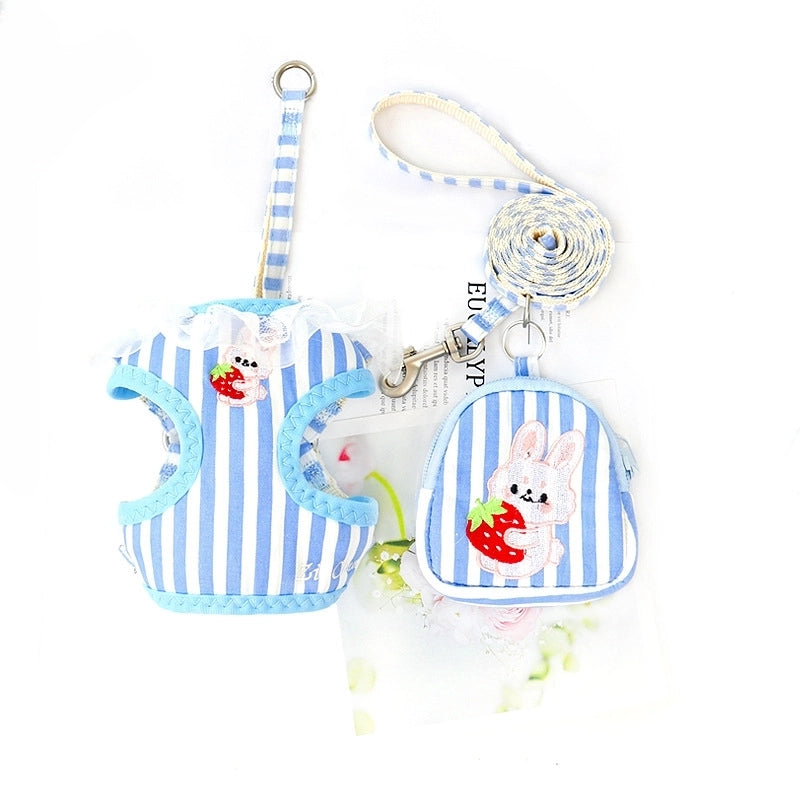 Minimalist Classic Style Nylon Letter Color Block Leash