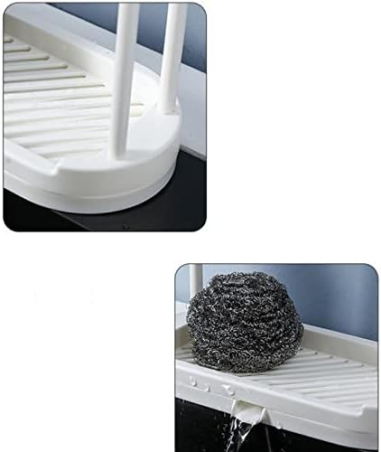 Kitchen Sponge Brush Holder Detachable Towel Rag Hanger For Bathroom Sink