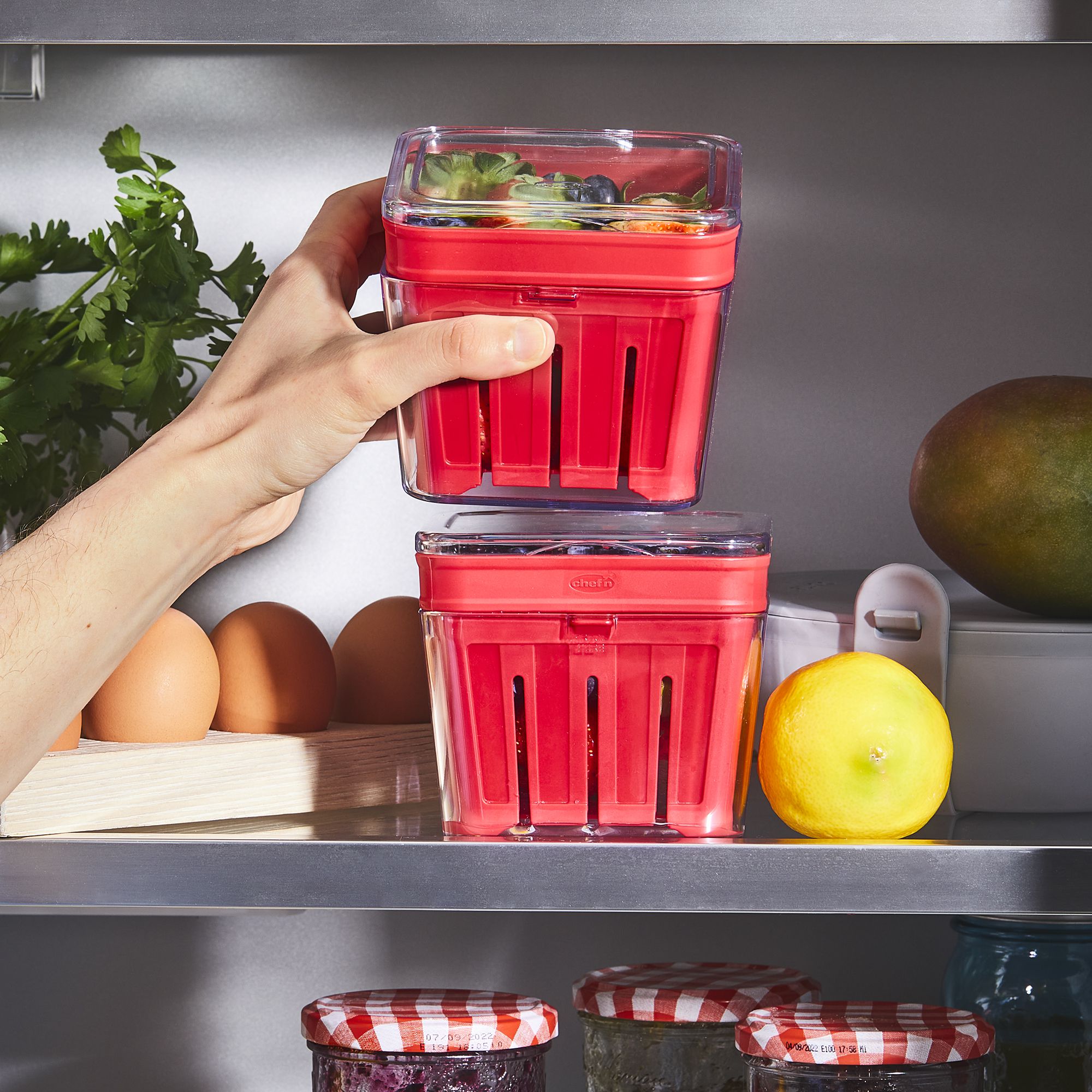 Reusable Berry Baskets, Set of 2