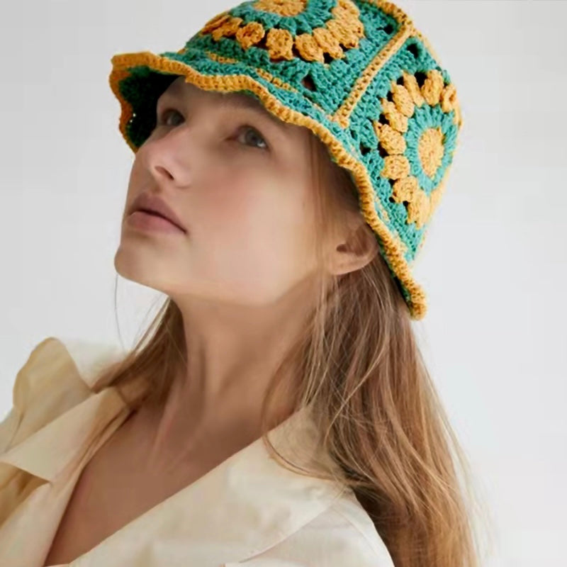 Floral Crochet Hat
