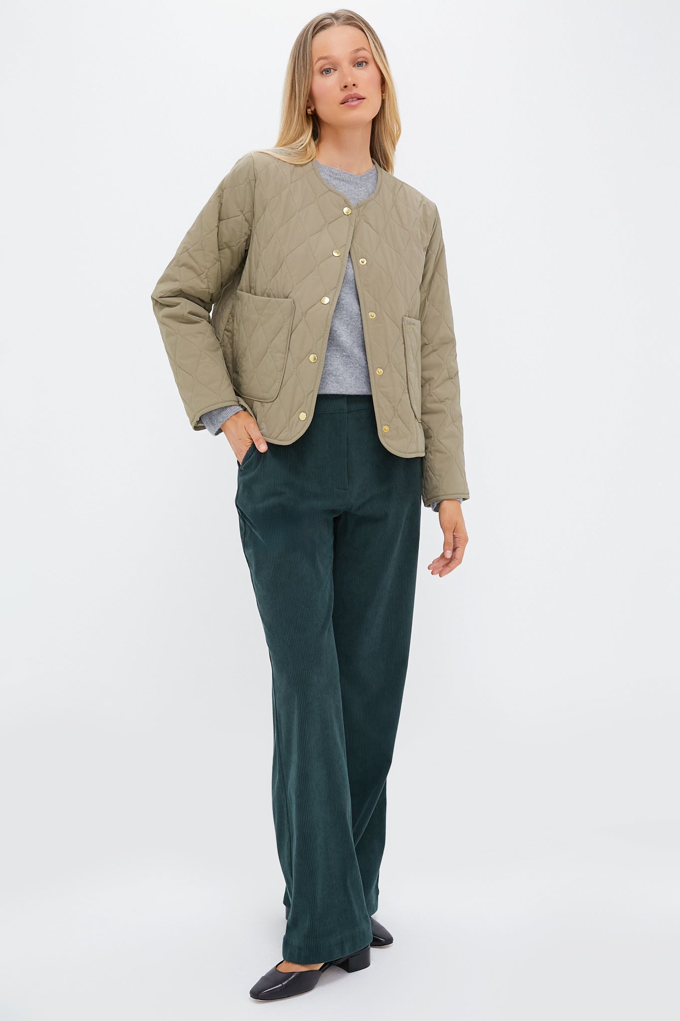 Dusky Green Monroe Quilt