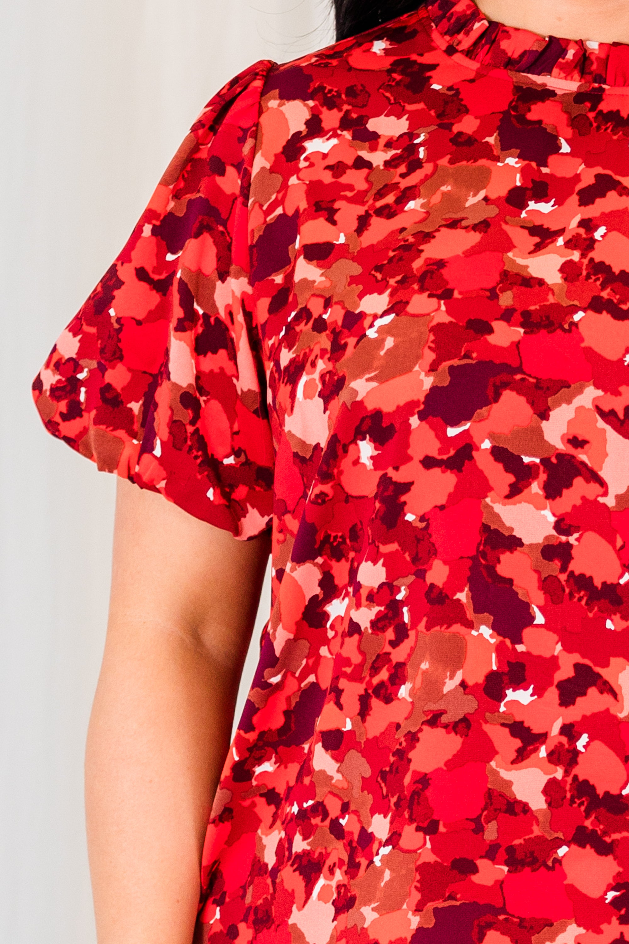 Open To Your Thoughts Top. Red