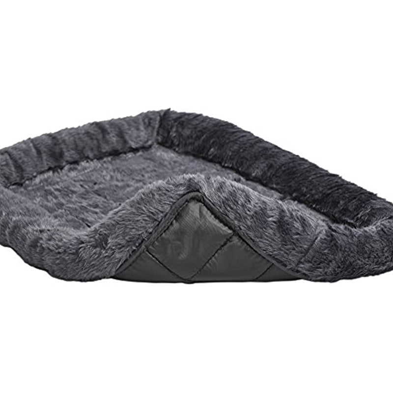 Comfortable Bolster Pet Bed for Dogs & Cats | Ultra soft Synthetic fur