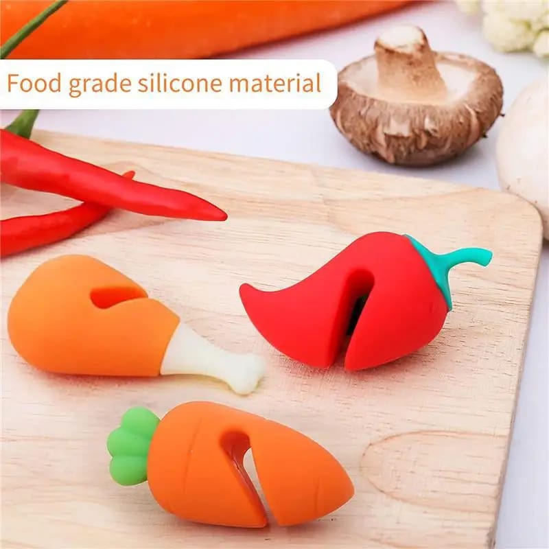 Silicone Carrot Pot Lid Holder