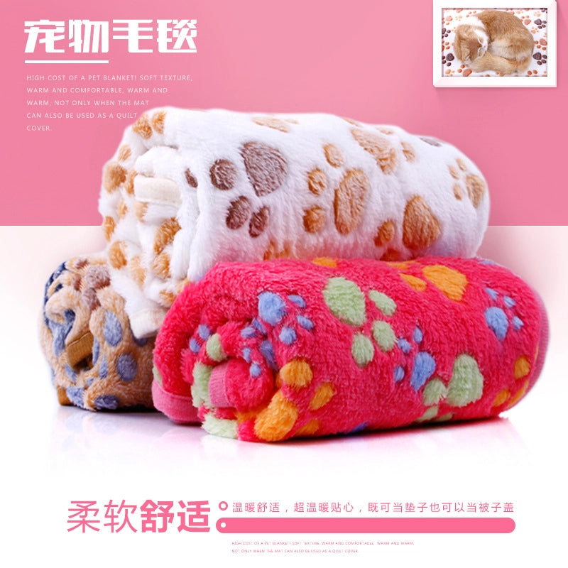 Fashion Cloth Footprint Pet Pad 1 Piece
