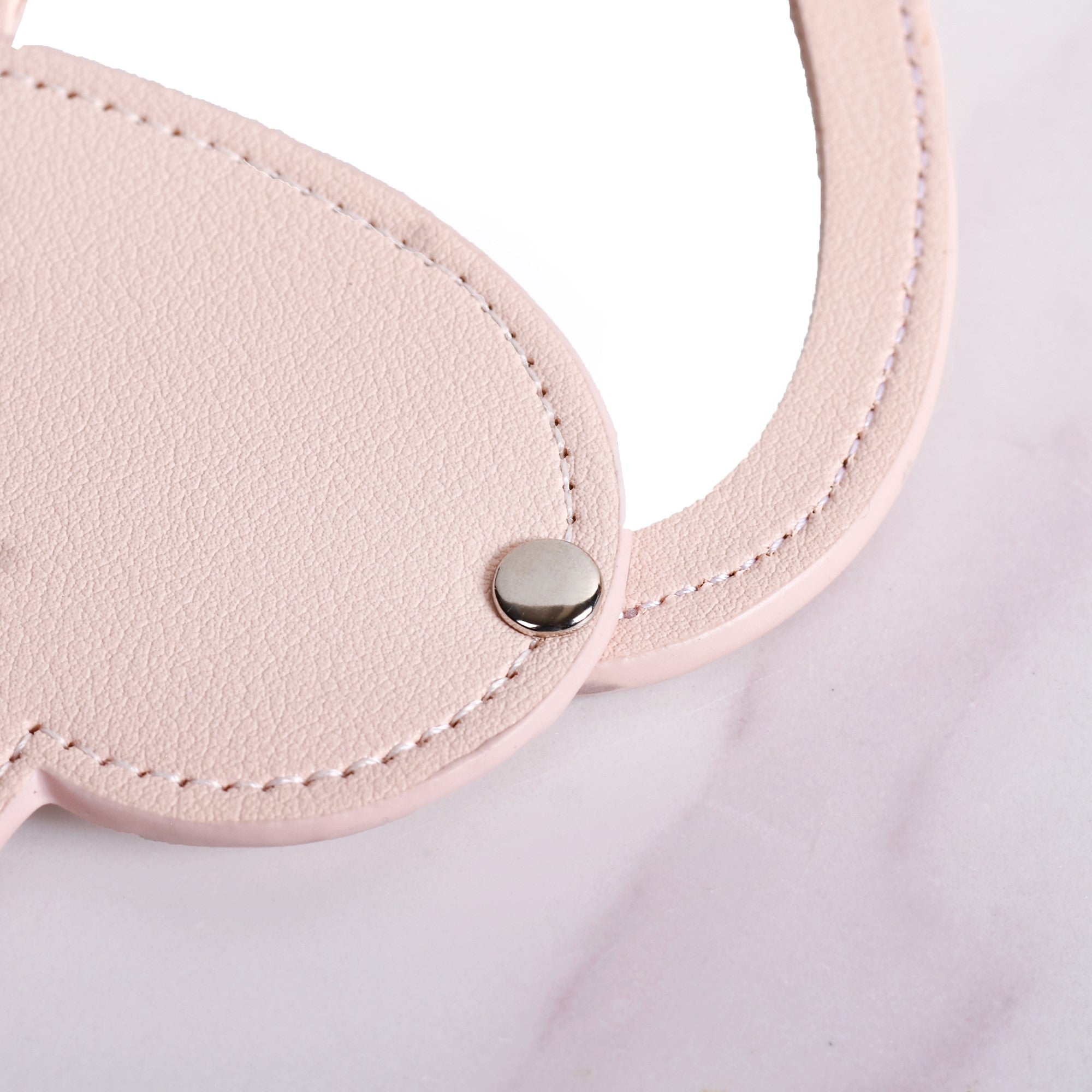 Heart Shaped Pocket Mirror Pink