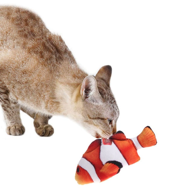 3D Fish Plush Toy Stuffed Catnip For Cats