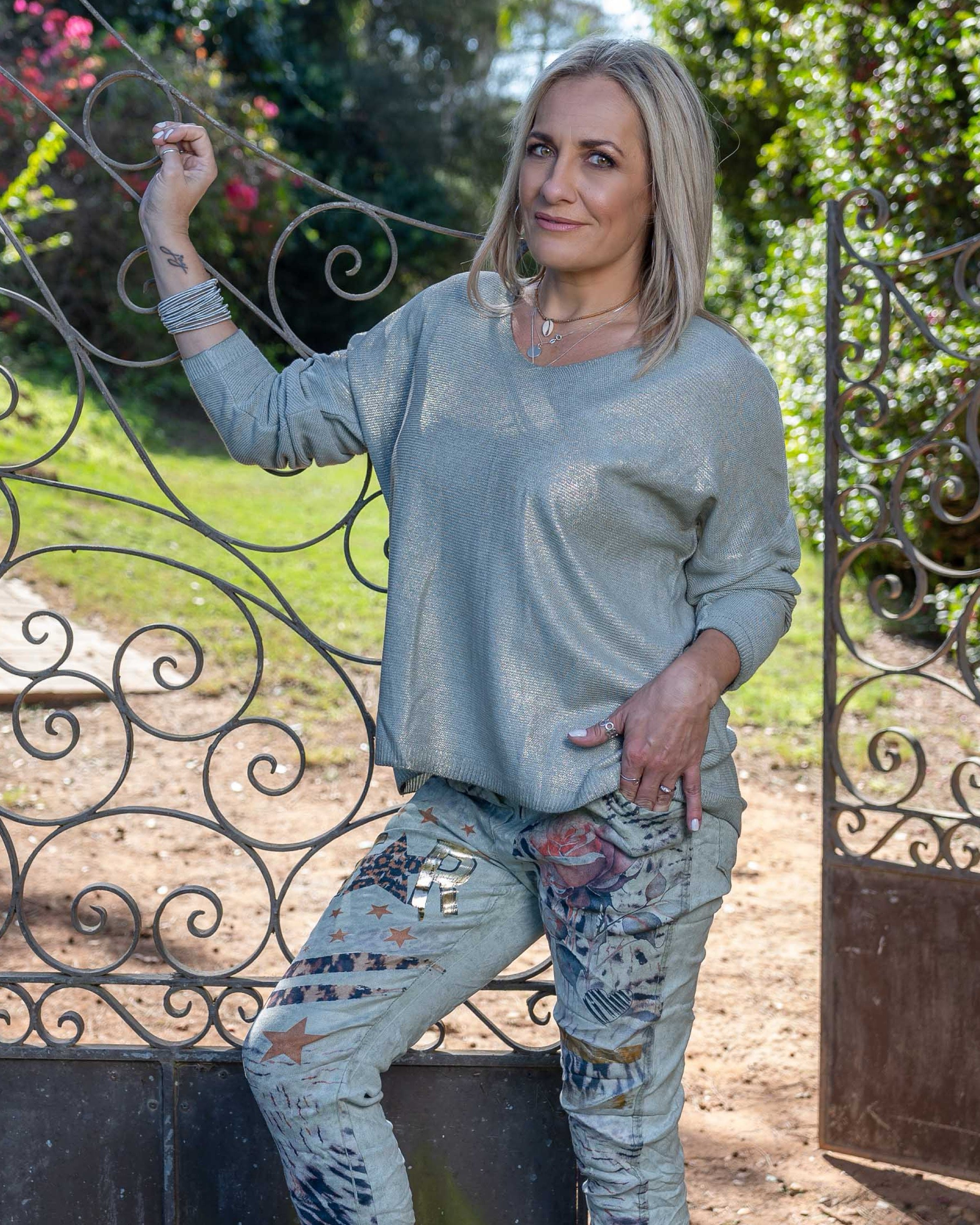 Golden Whisper Knit | Olive