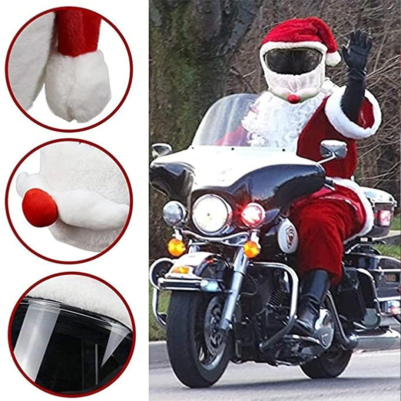 Santa Claus Motorcycle Helmet Protector