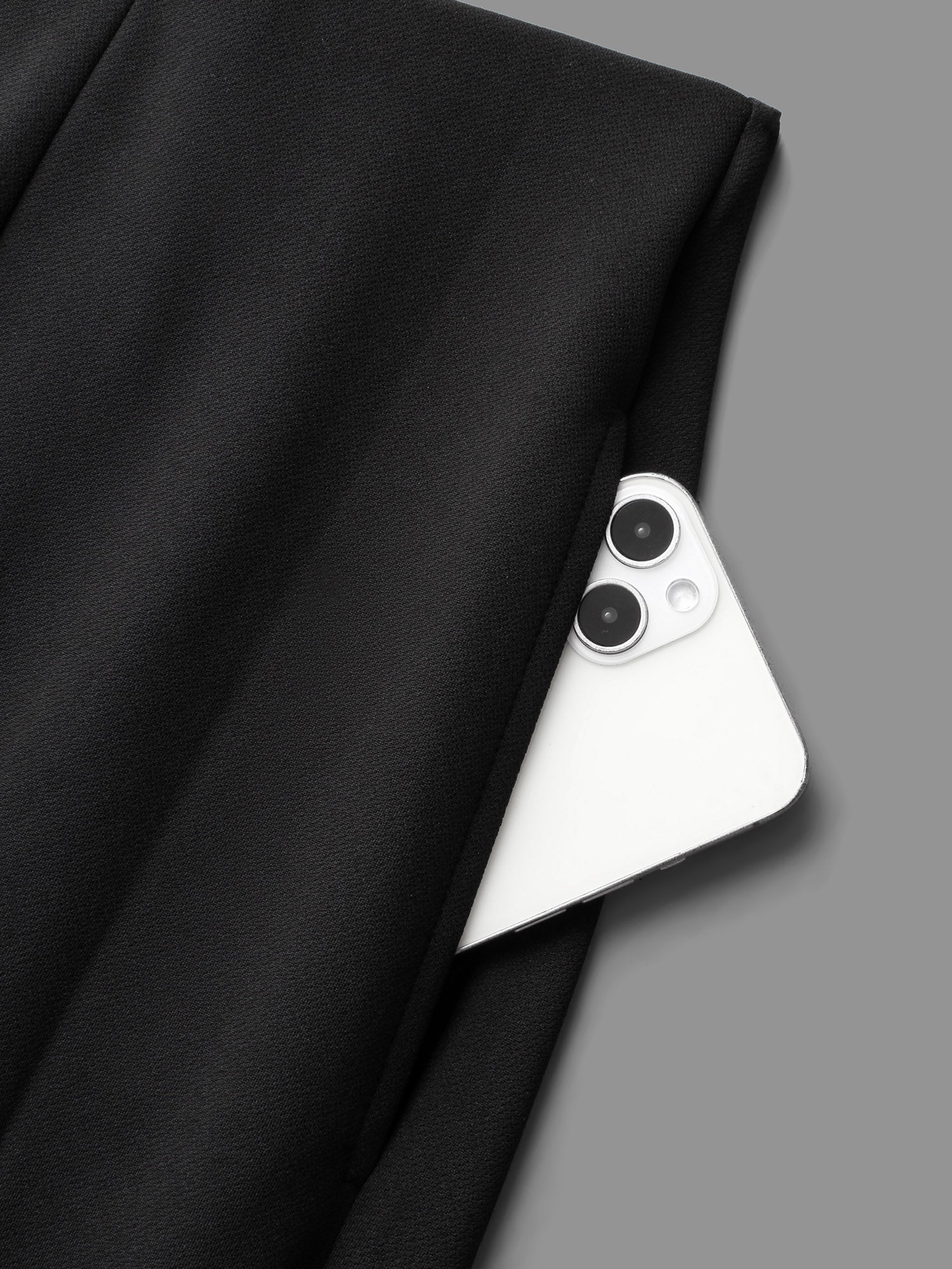 Solid Elastic Waist Pleated Wide Leg Pants