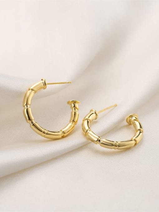 Gold Staggered Earrings