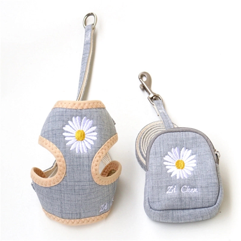 Minimalist Classic Style Nylon Letter Color Block Leash
