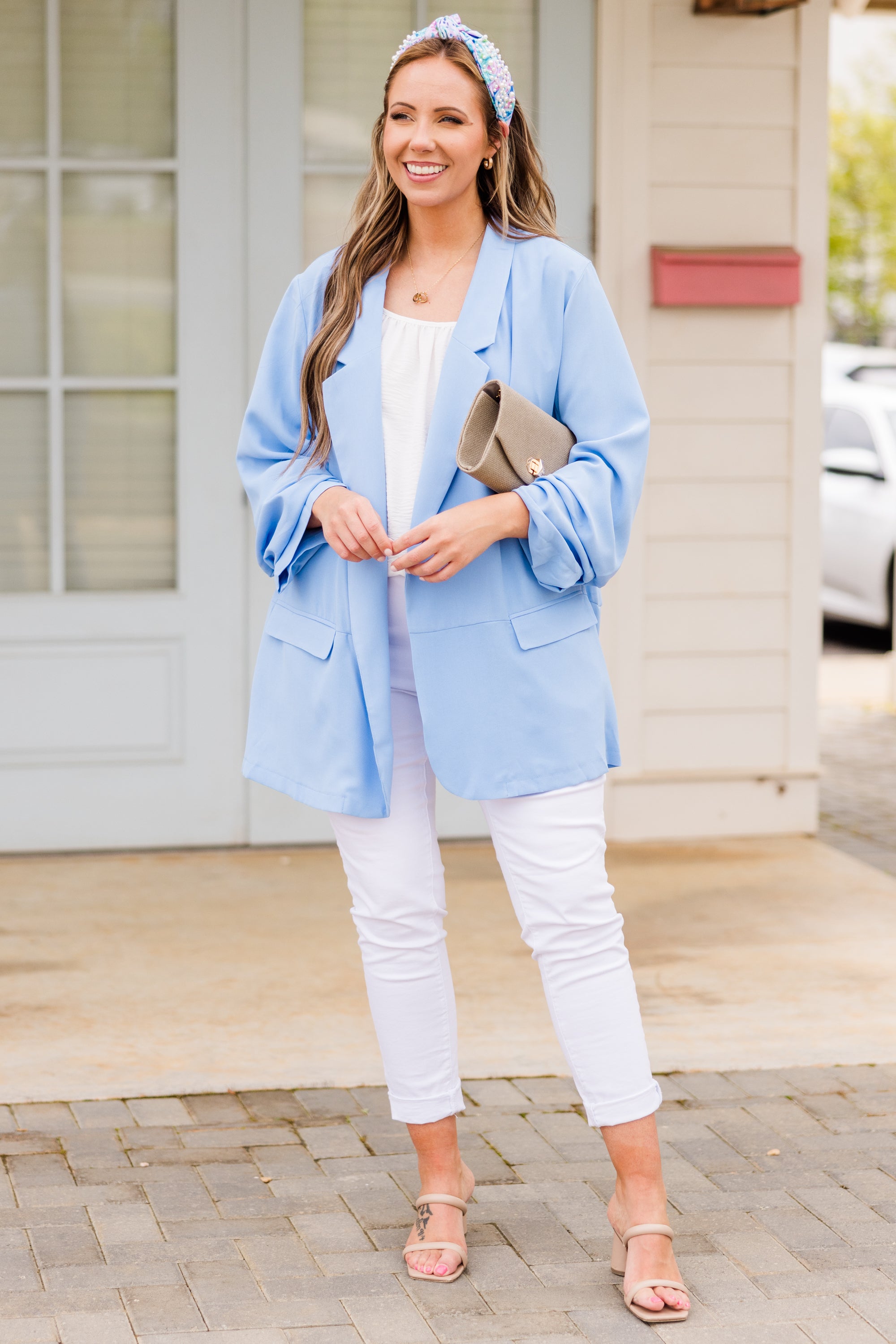 My Delight Blazer. Sky Blue