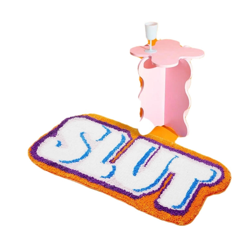 Casual Letter Polyester Carpet Bathing