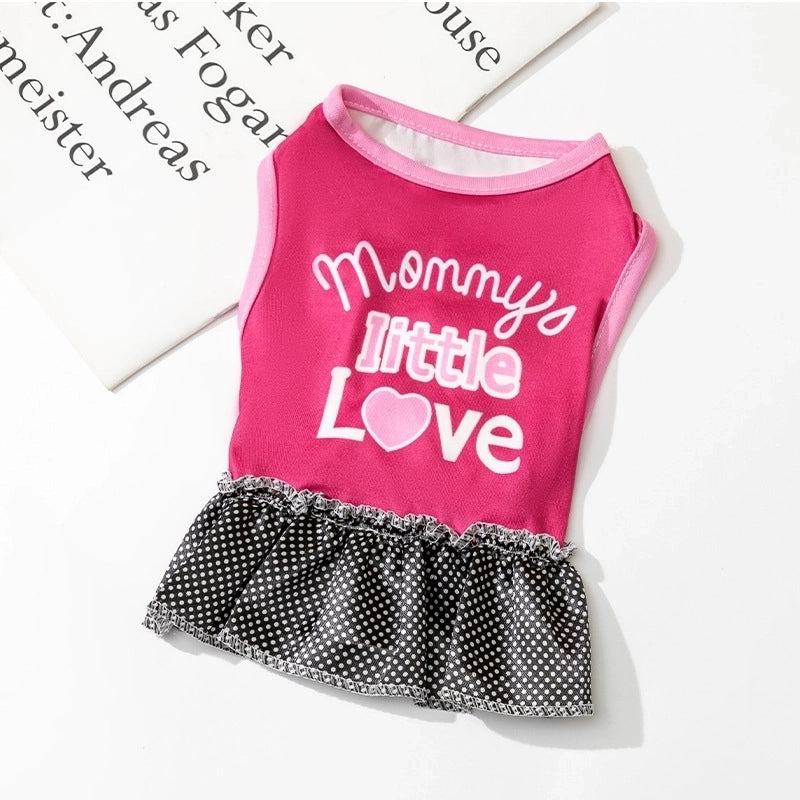 Casual Polyester Letter Tree Pet Clothing