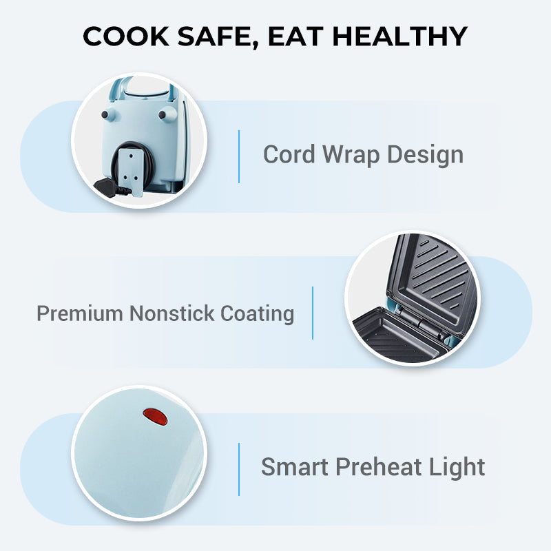 🔥Compact Multi-Function Fast Heating Sandwich Maker