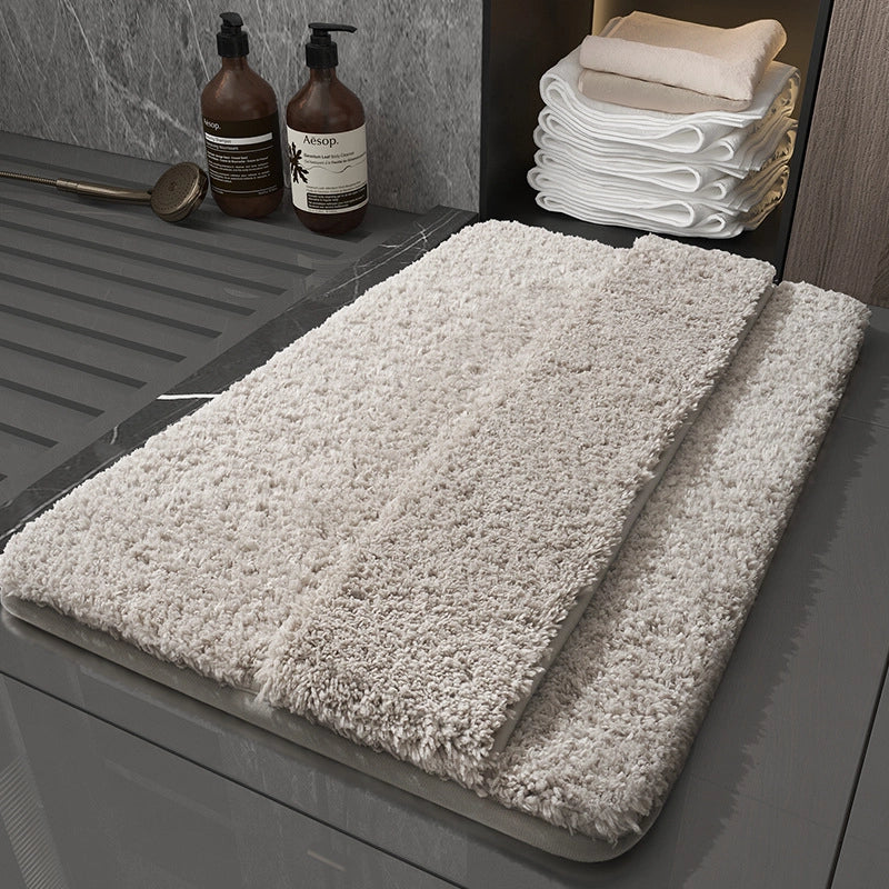 Casual Solid Color Polyester Fiber (polyester) Carpet Bathing