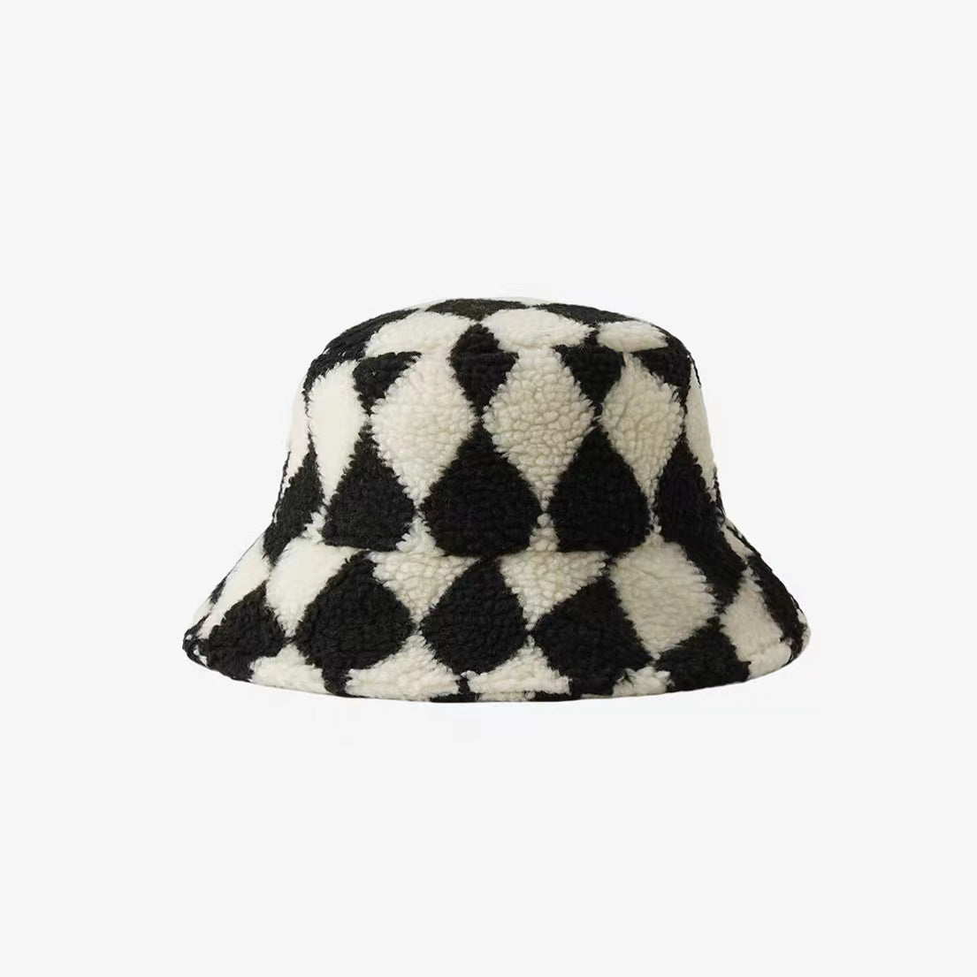 Sherpa Diamond Check Bucket Hat