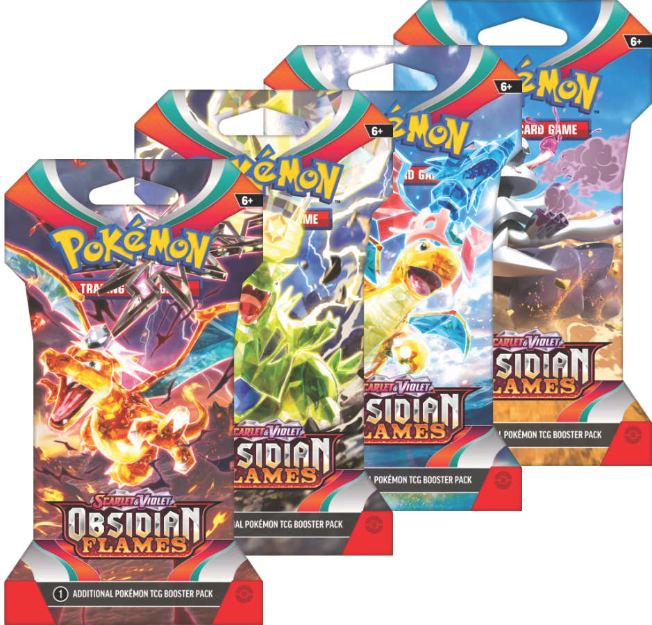 Pokémon: Scarlet & Violet - Obsidian Flames Sleeved Booster