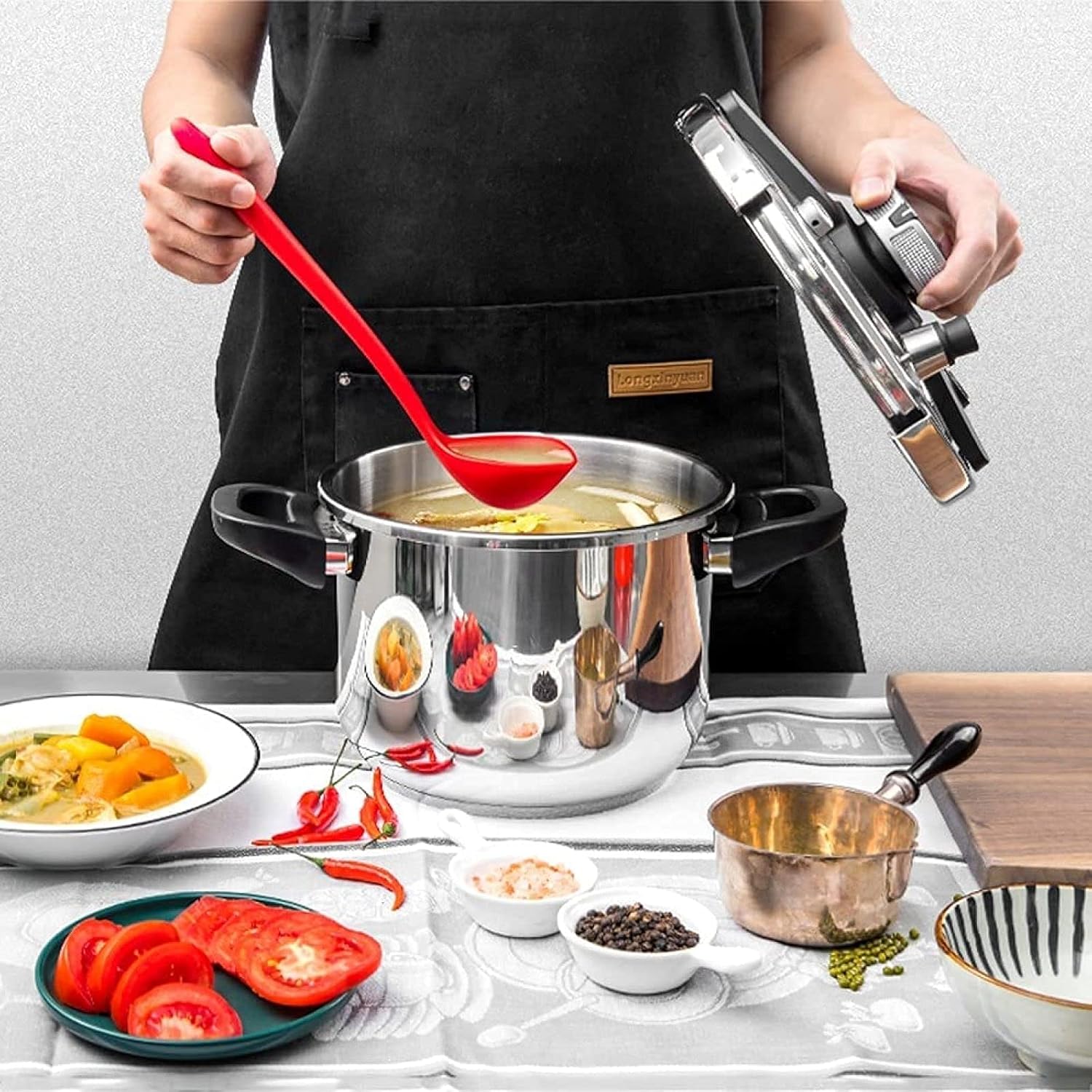 ⏰BUY 1 GET 1 FREE✨Pressure Cooker Stainless Steel,Premium Explosion-Proof High Pressure Cooking Pot