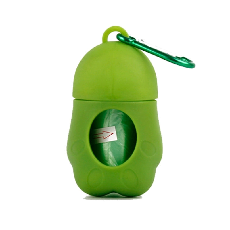 New Portable Solid Color Pet Portable Outdoor Waste Box