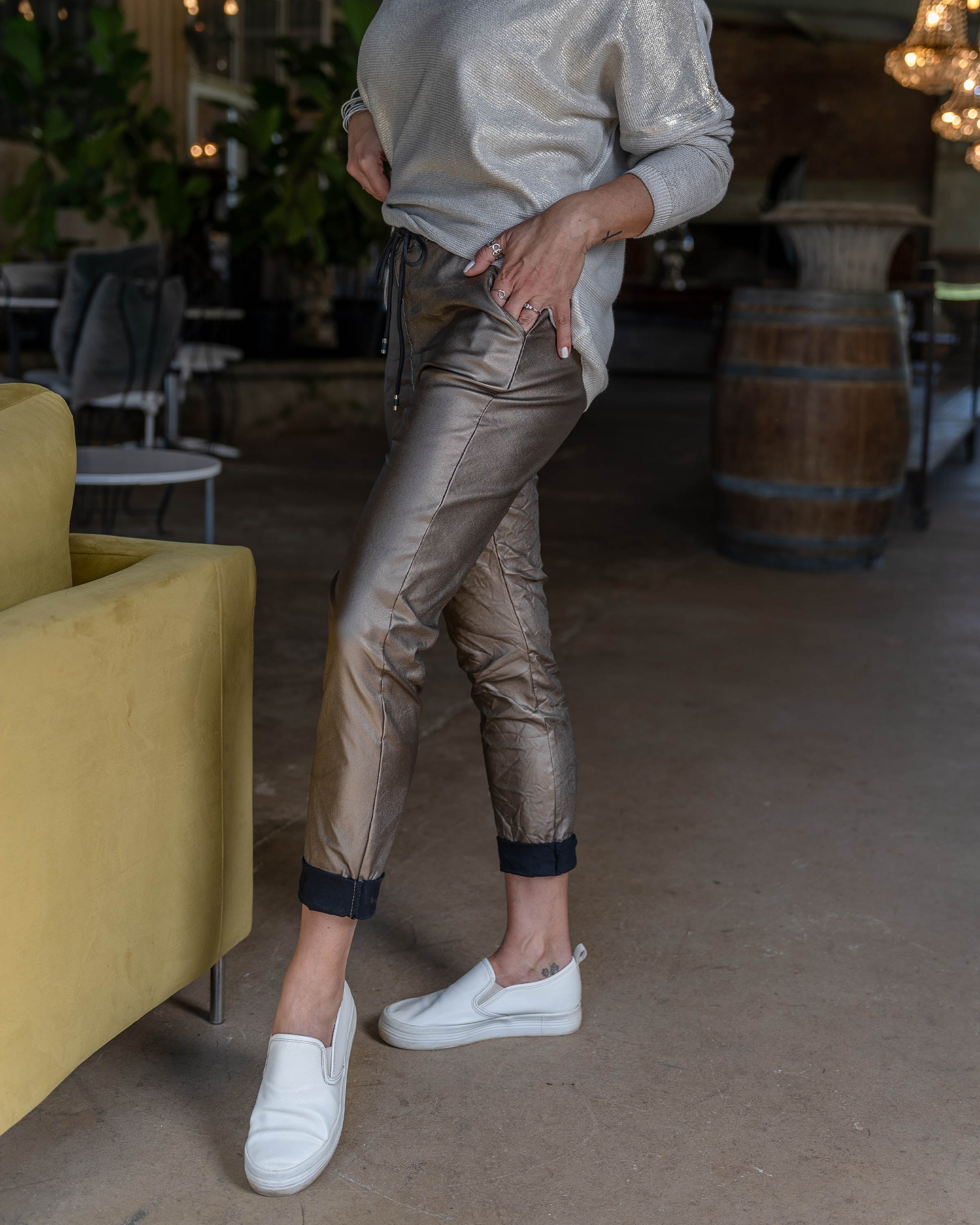 My Mistake Drawstring | Bronze