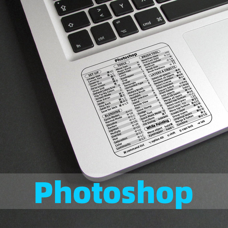 Keyboard Shortcut Stickers 3 pcs