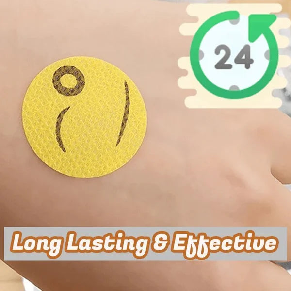 Natural mosquito repellent patch
