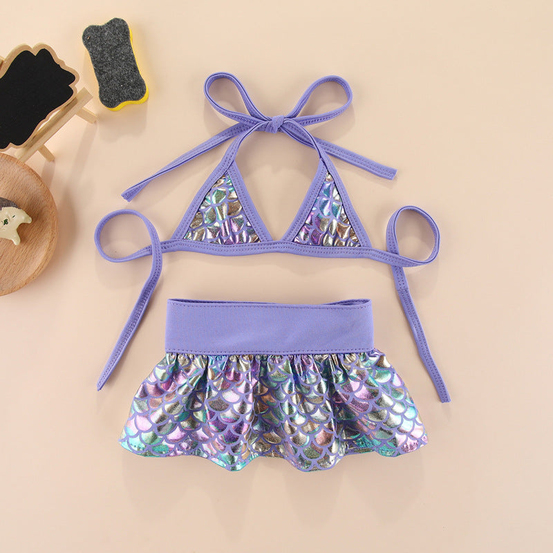 Mermaid Printed Dog Bikini