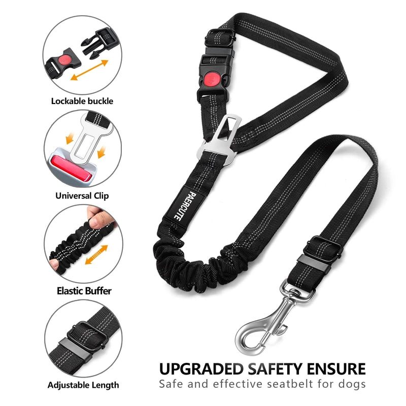 Pet Car Seat Belt Traction Rope Hot Picking Dog Rope Retractable Large Dog Ring Buckle Dog Chain Nylon
