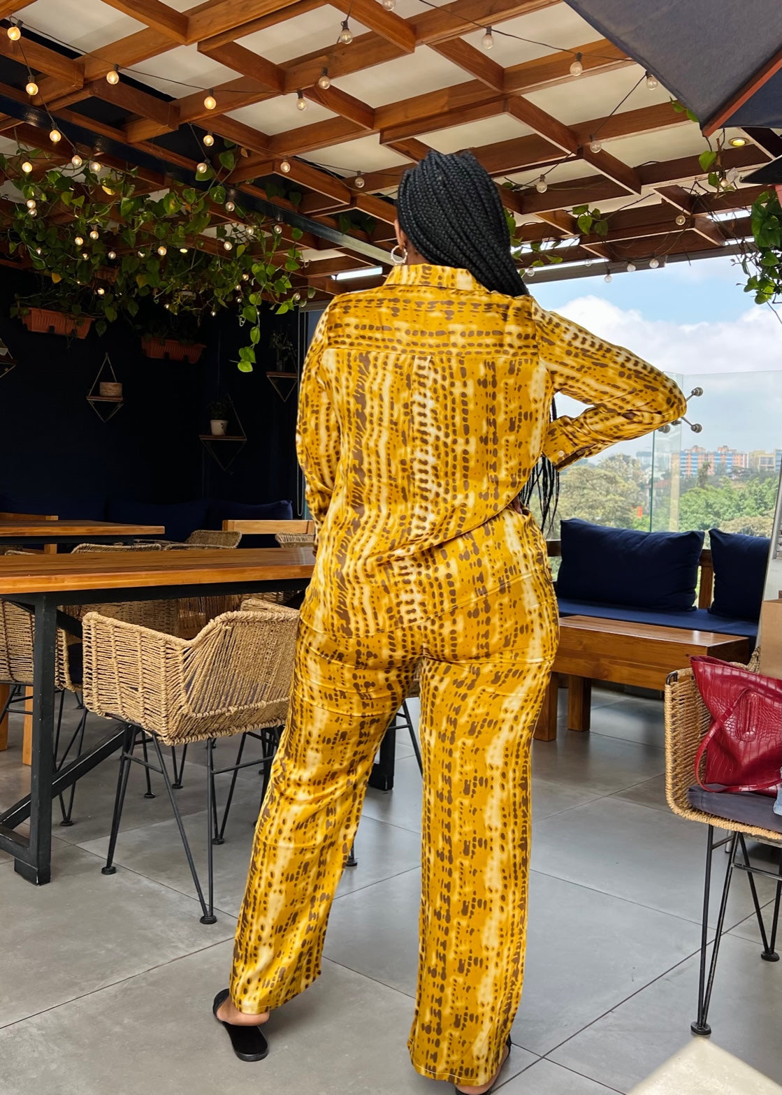 Mustard Two Piece Set