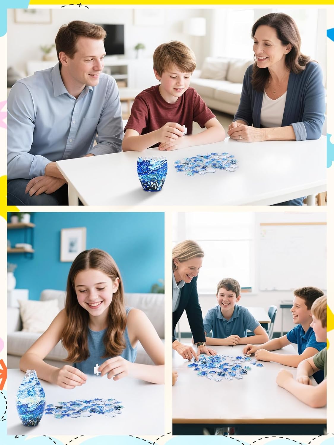 Unique 3D Puzzle - 160 Pieces of Puzzle Flower Vase, Plum Blossom Themed Art Projects Gift