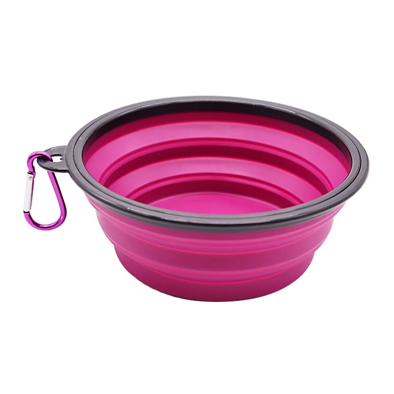 Minimalist Plastic Solid Color Pet Tableware