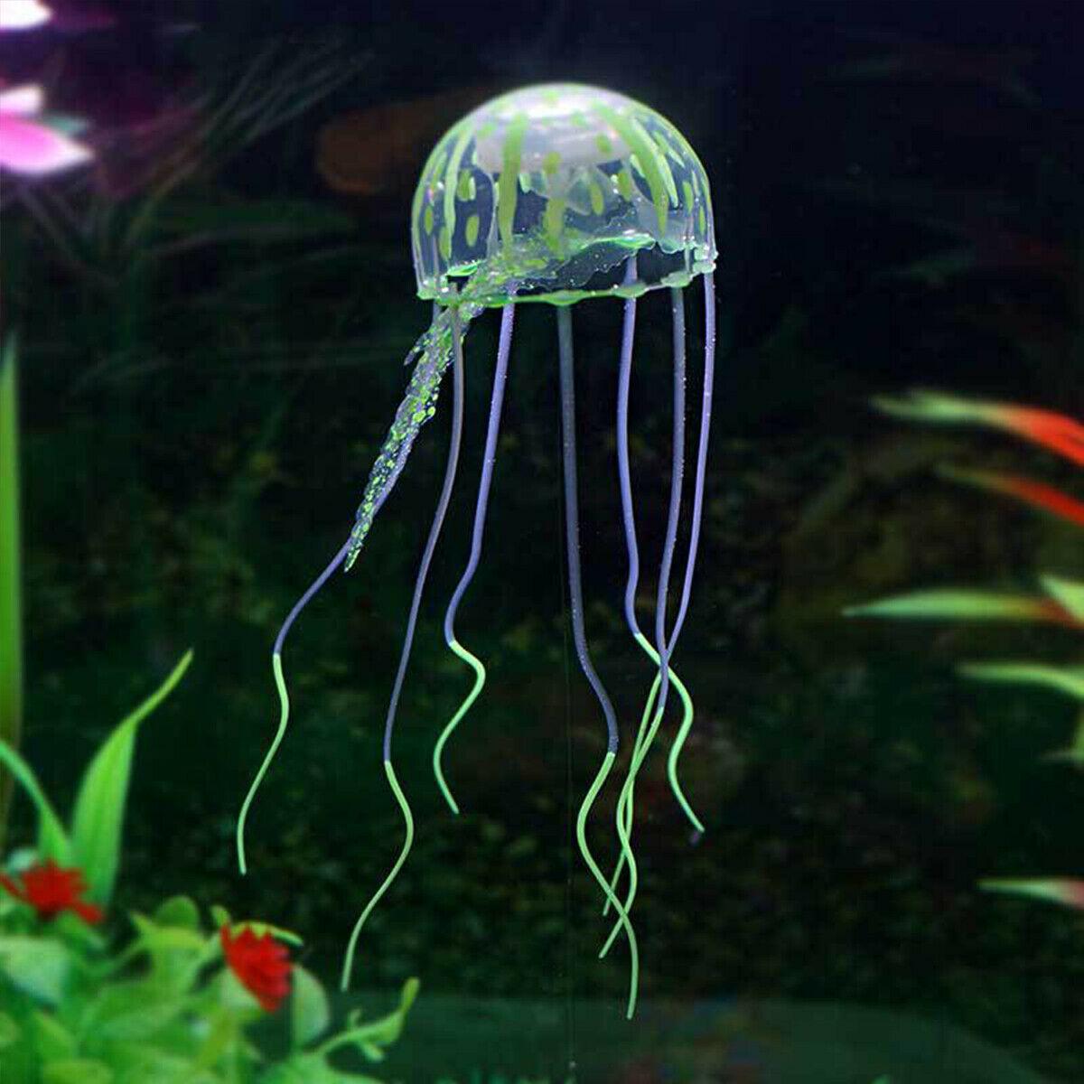 Jellyfish Fish Ornament For Aquarium