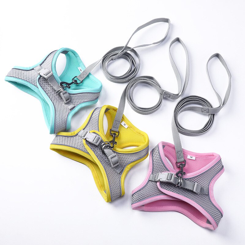 Dog Harness Vest With Leash For Small Dogs