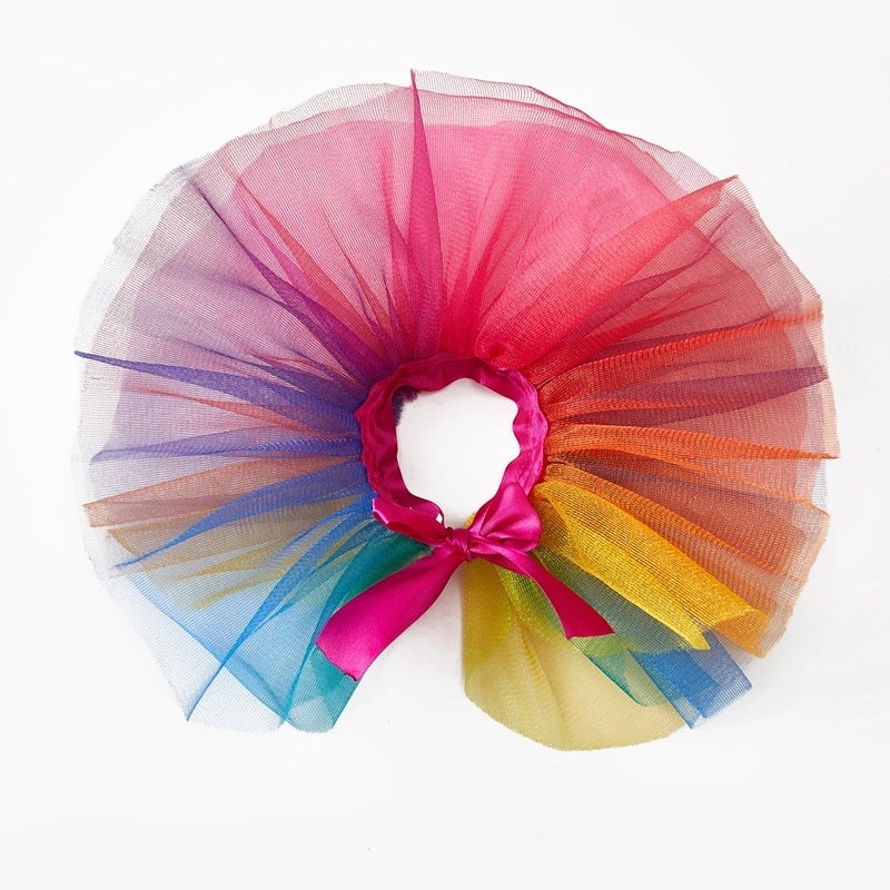 Summer Pet Bright Silk Yarn Dog Strap Skirt